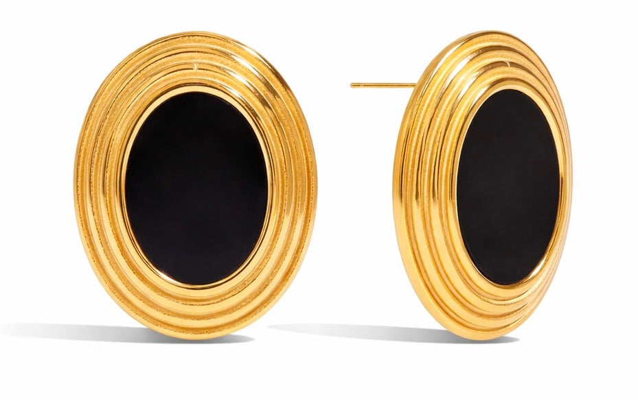 đź–¤Midnight Icon Statement Studs