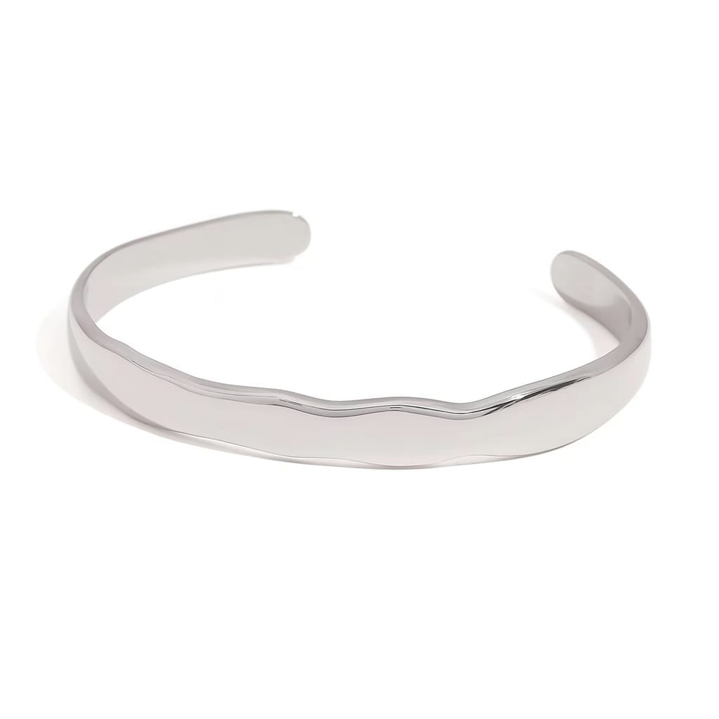 The Waveform Cuff – Stainless Steel Edition