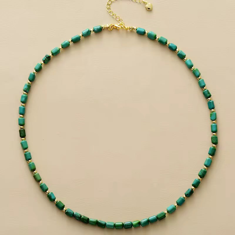 💚Verde Calm - Turquoise & Pyrite Energy Choker