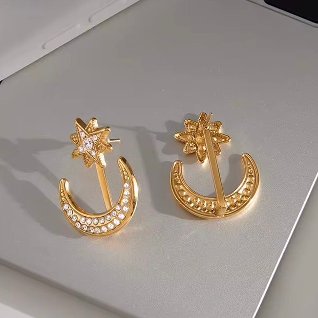 ✨ Celestial Arc Duo Earrings