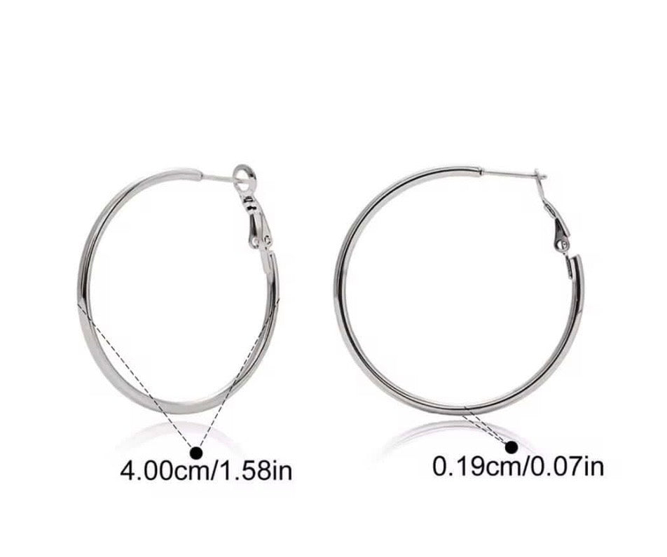 Arc Mini Hoops-4cm
