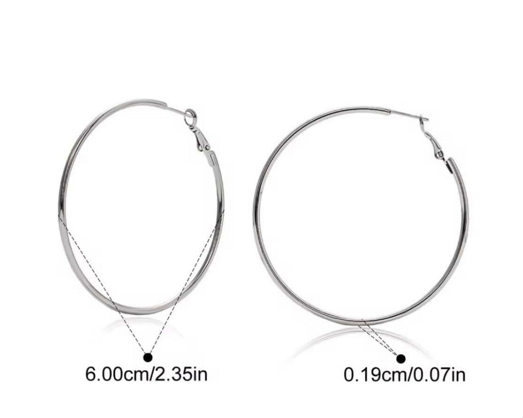 Arc Statement Hoops-6cm