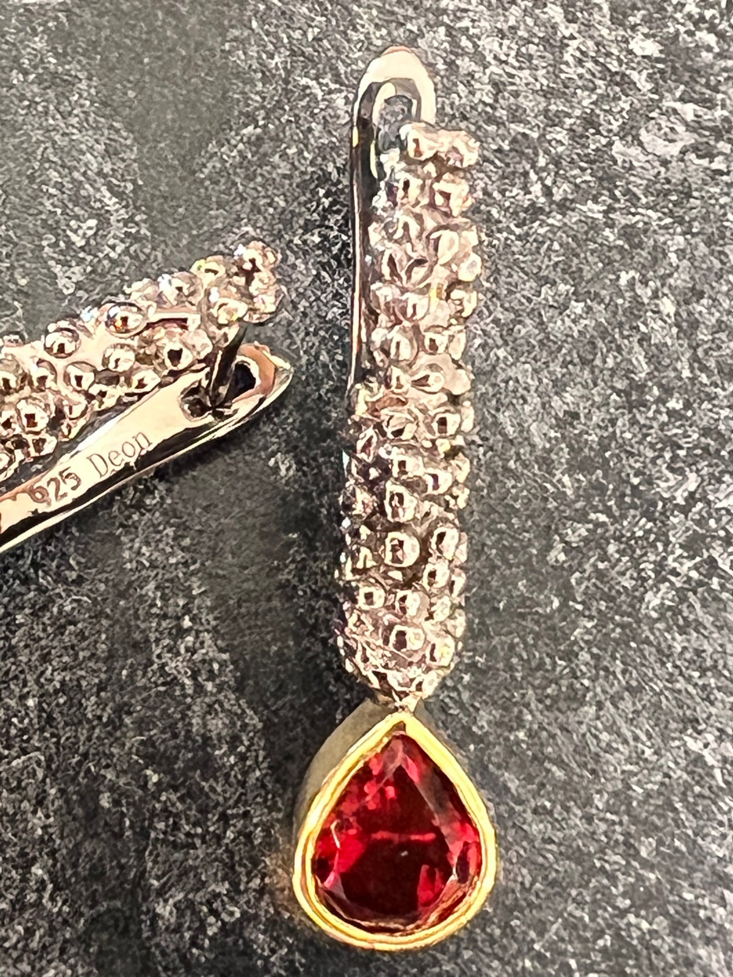 Deon Rouge Grace Earrings
