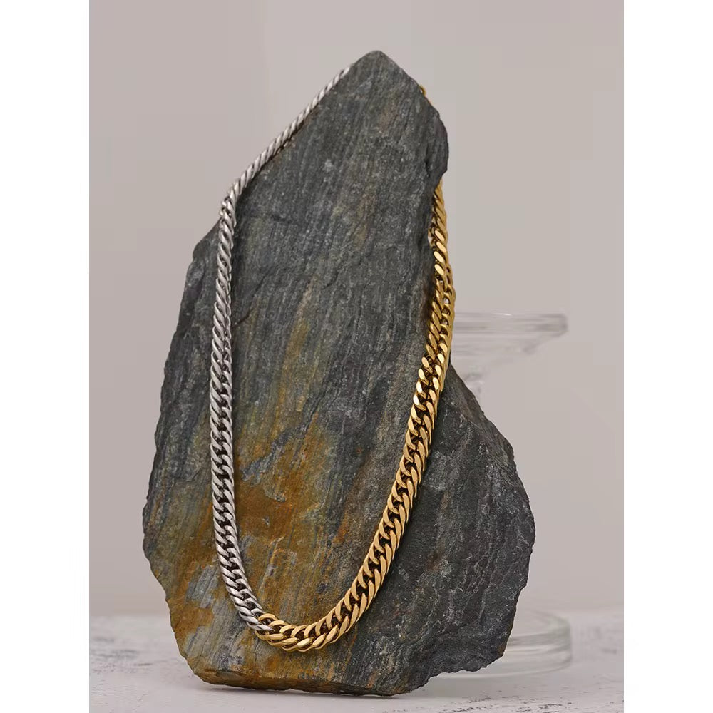 Auric Duality Collar Necklace