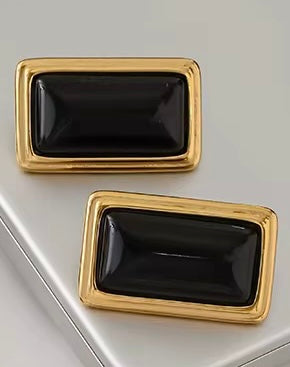 Midnight Frame Earrings