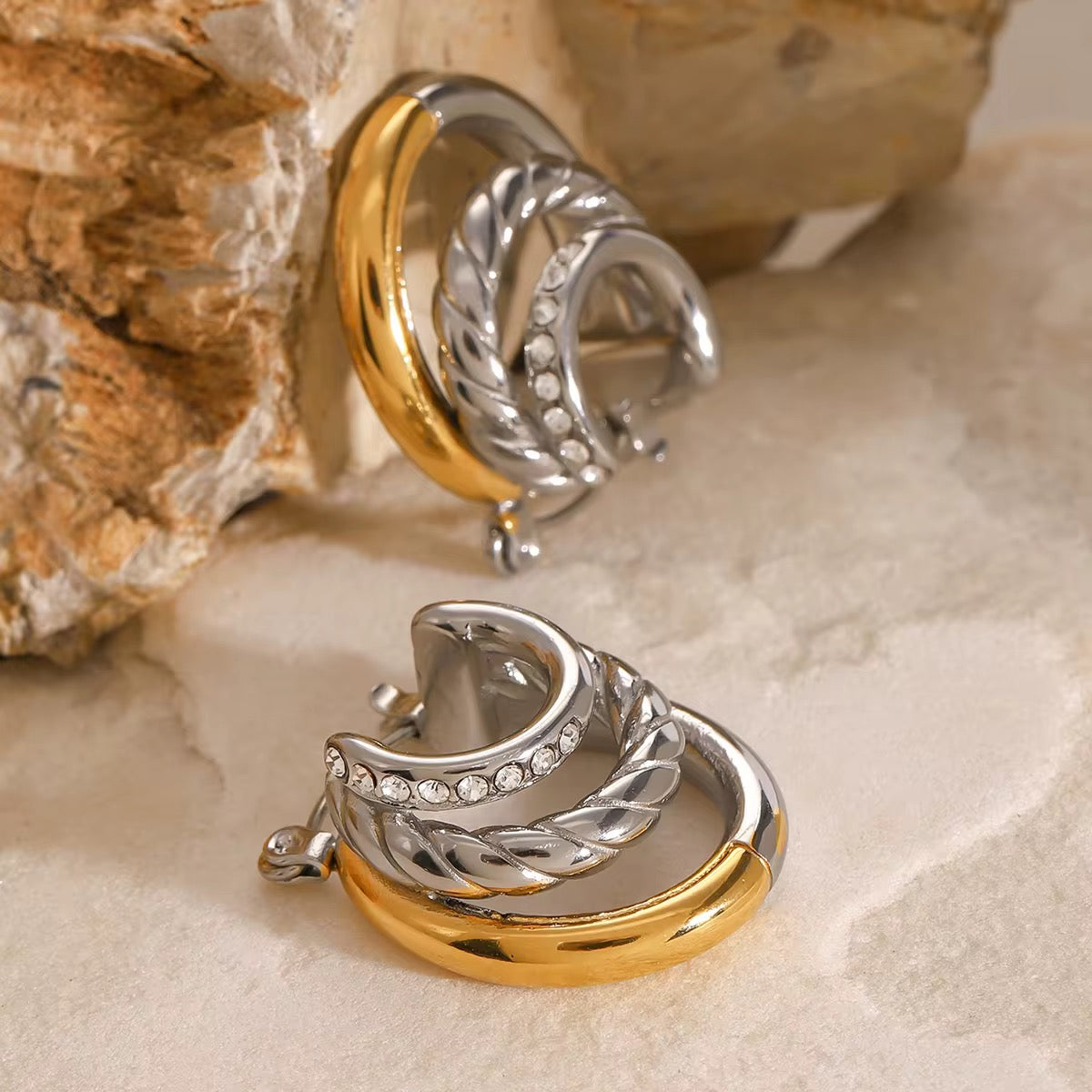 Luna Twist Luxe Hoops