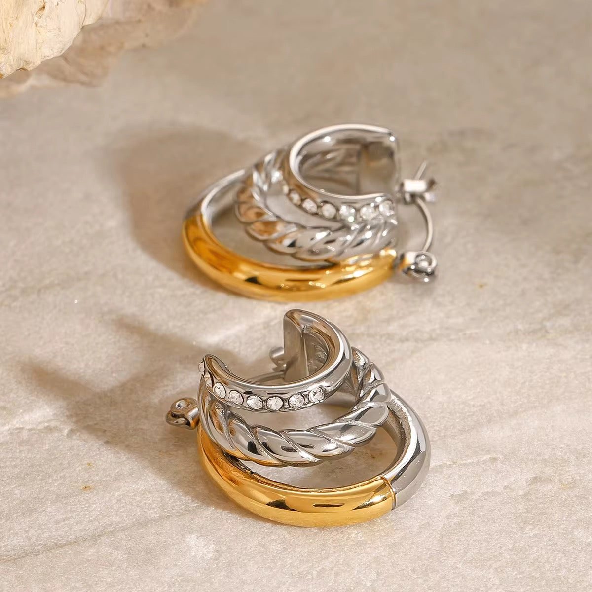 Luna Twist Luxe Hoops