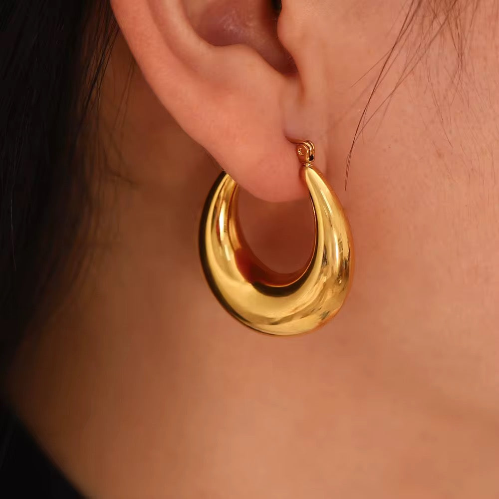 Golden Muse Hoops