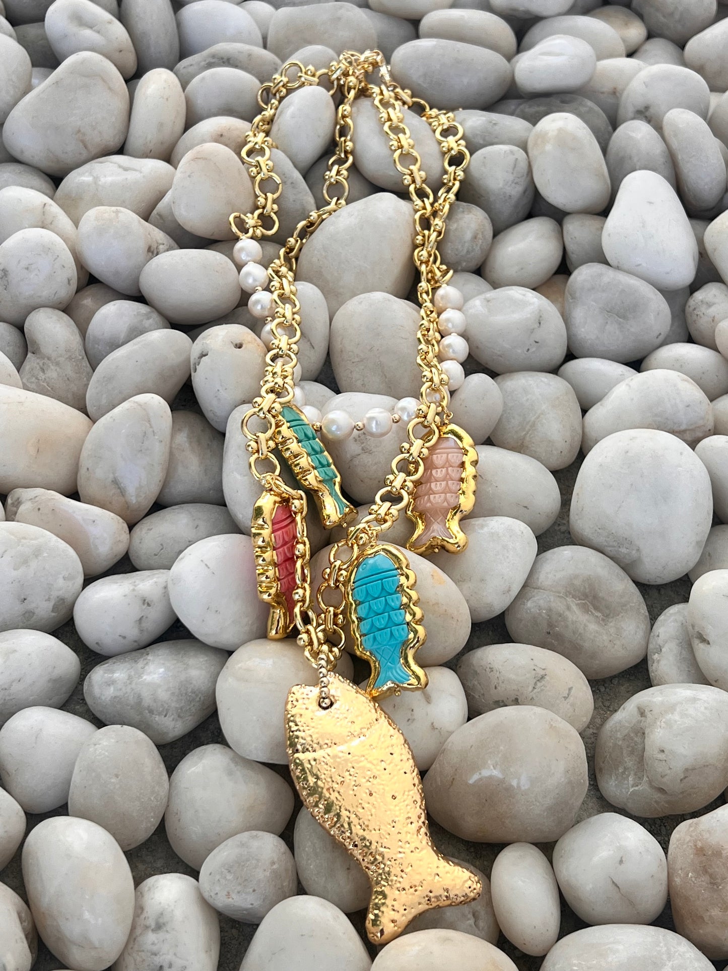 Azzurra Charm Necklace