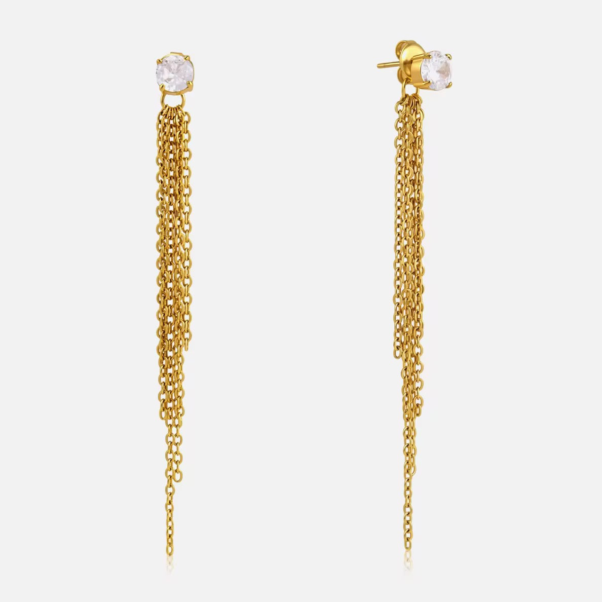 Sienna Luxe Detachable Tassel Ear Jackets