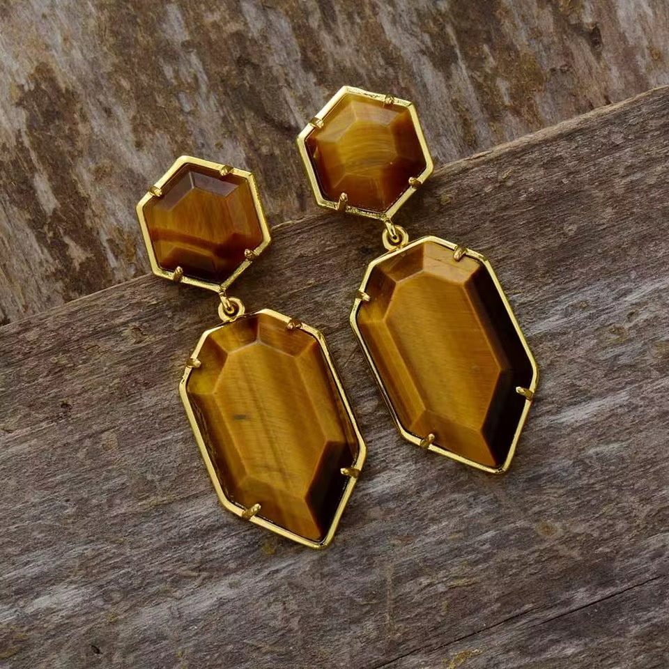 The Golden Horizon Tiger Eye Drops