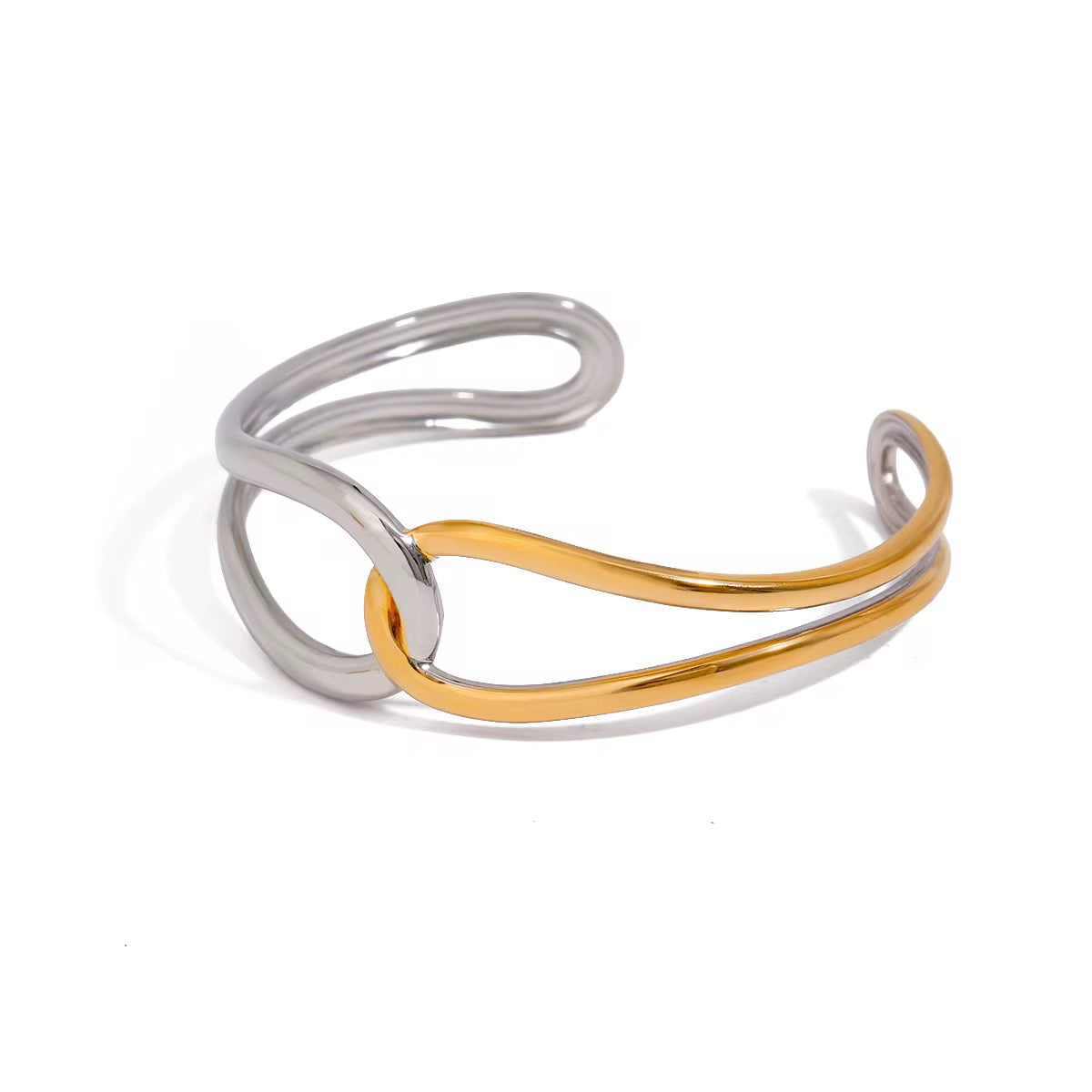 The Aurora Knot Bangle