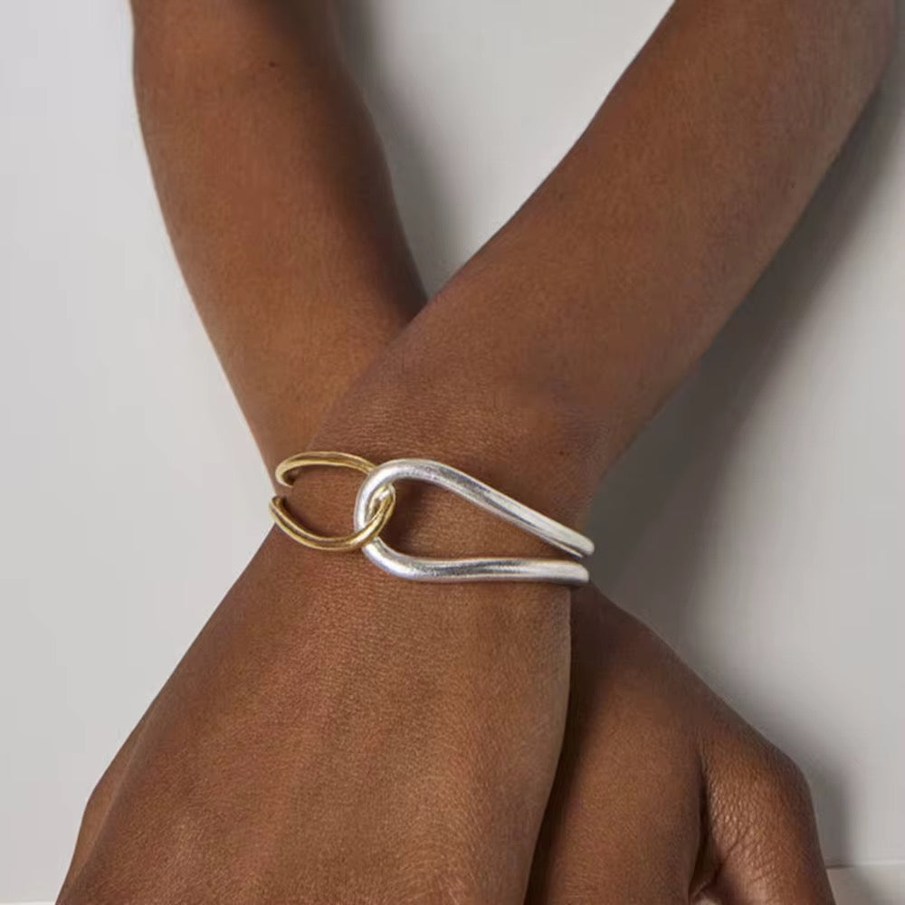 The Aurora Knot Bangle
