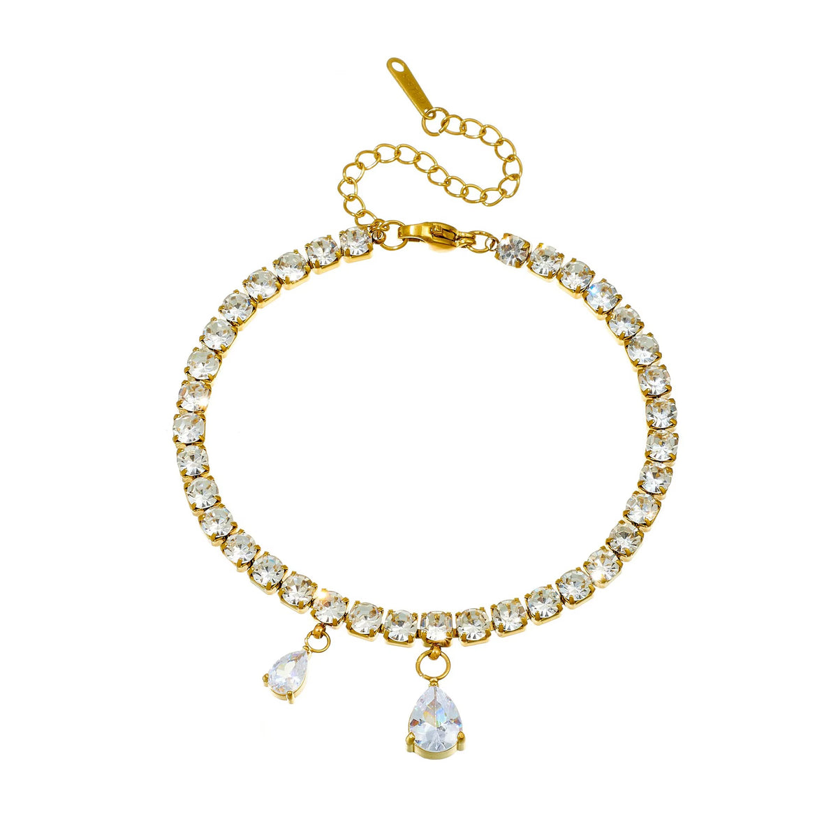 Élise Teardrop Tennis Bracelet