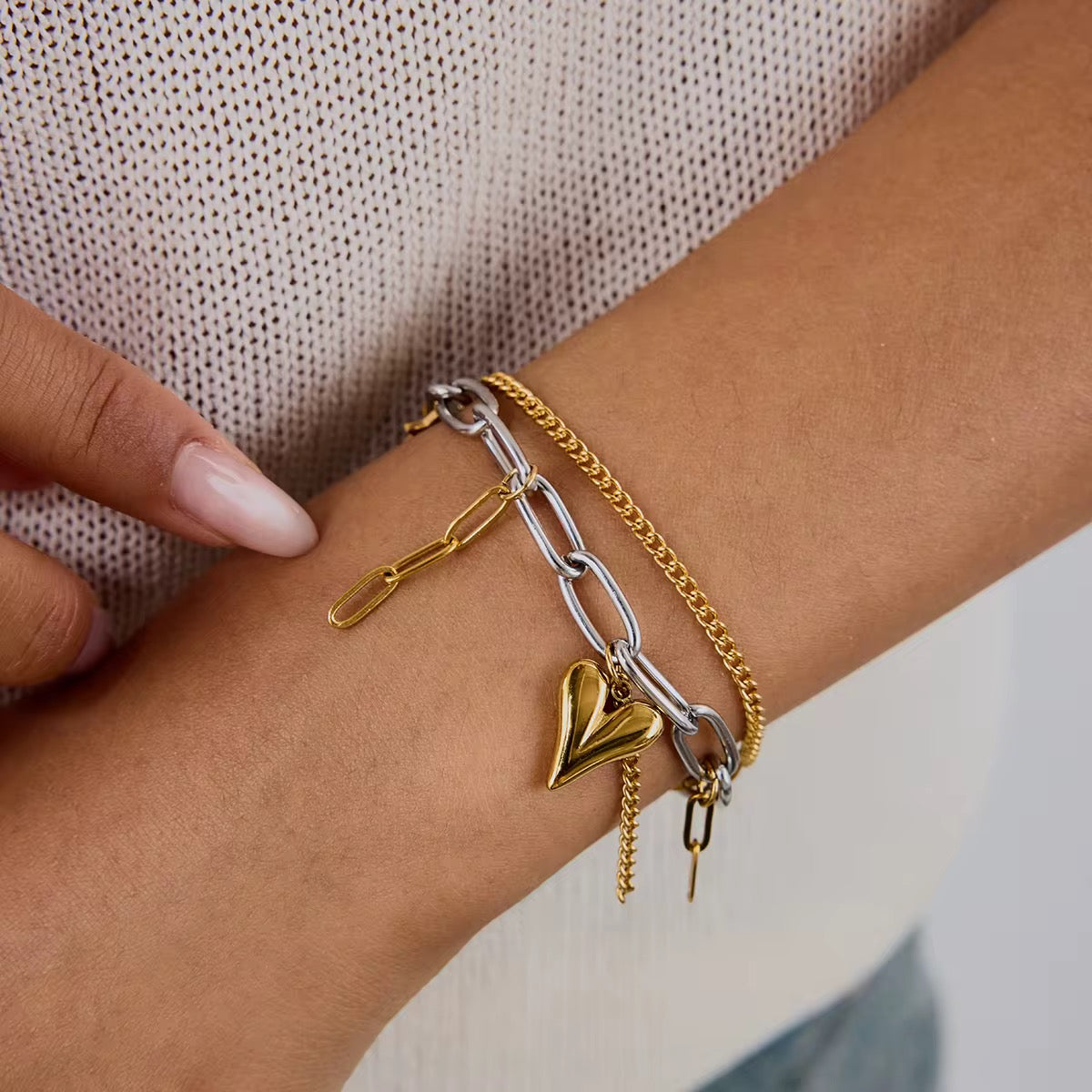 Stellar Charm Duo Bracelet
