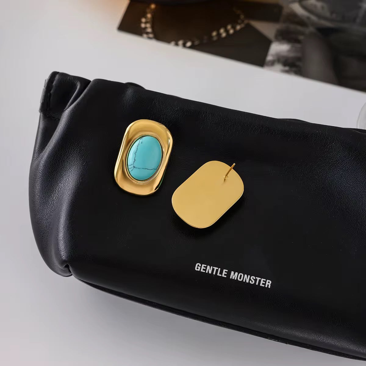 Turquoise Reverie Statement Earrings
