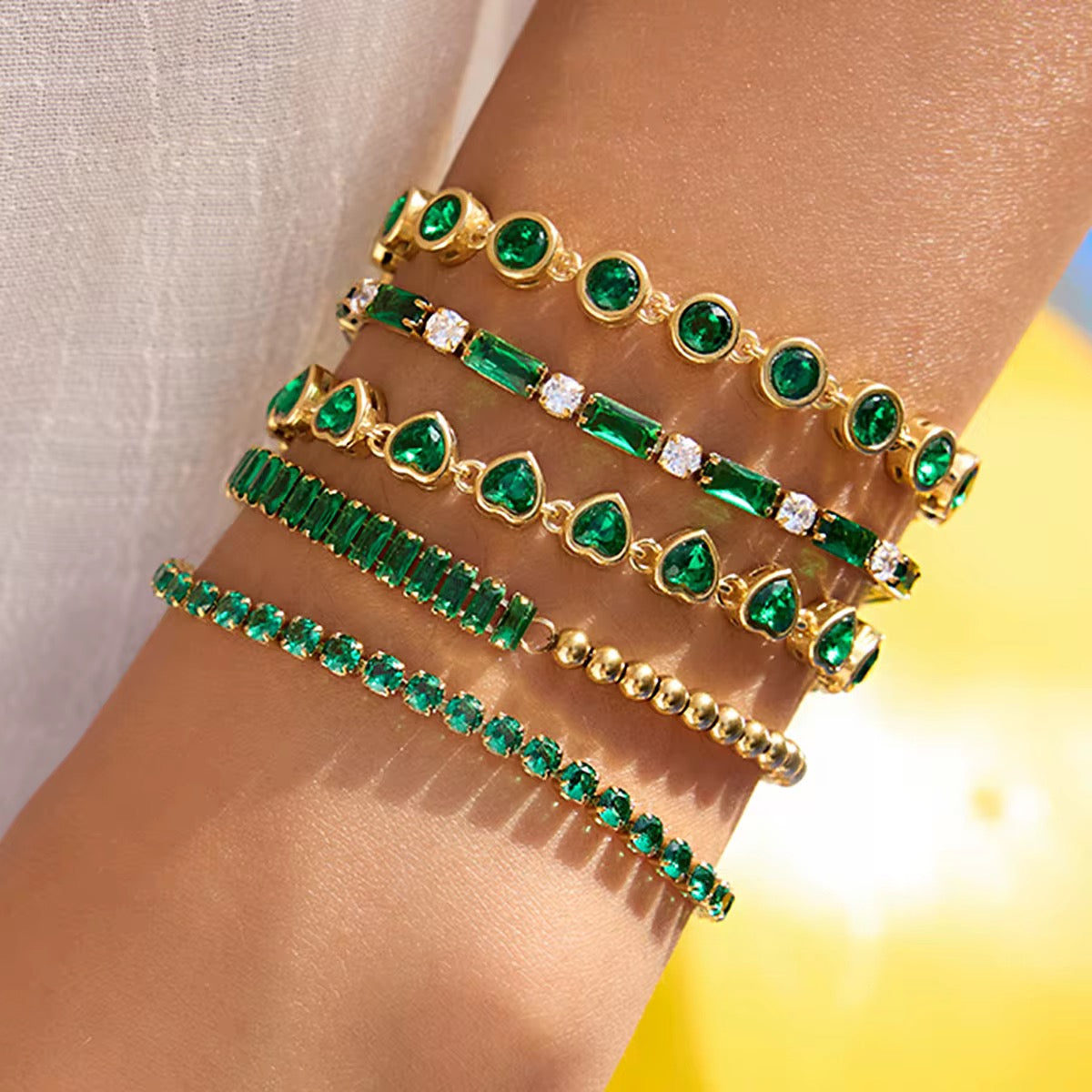 Emerald Grace Bracelet