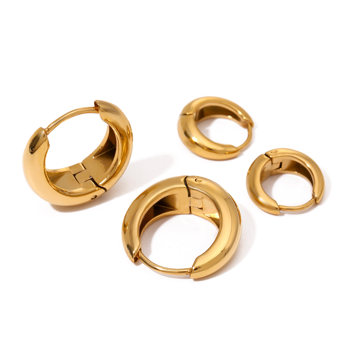 Golden Hour - Classic Hoops in Gold (1.72cm)