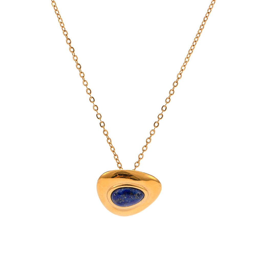 Lapis Lazuli Triangle Pendant