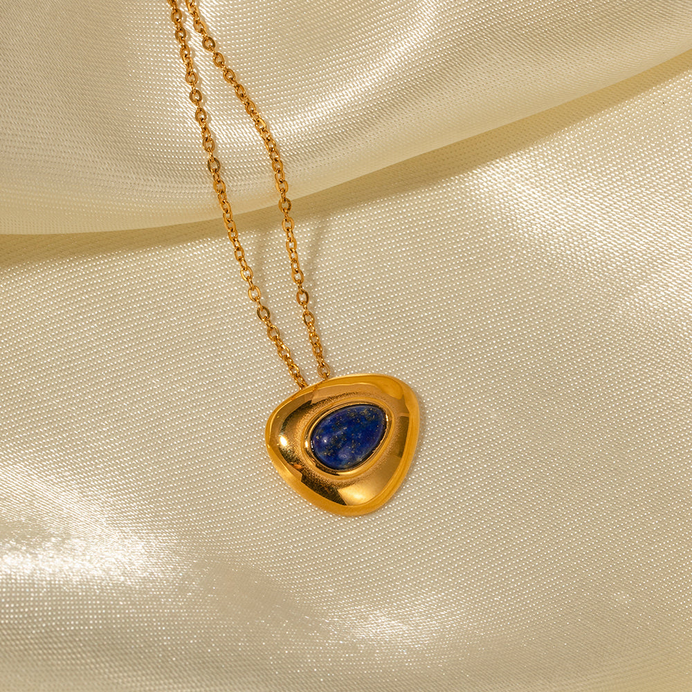Lapis Lazuli Triangle Pendant