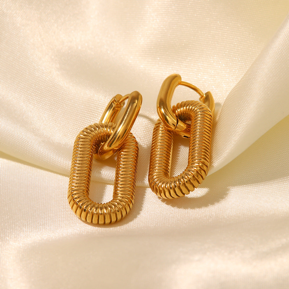 Double Hoop Earrings - Vintage - Inspired Fashion Jewelry