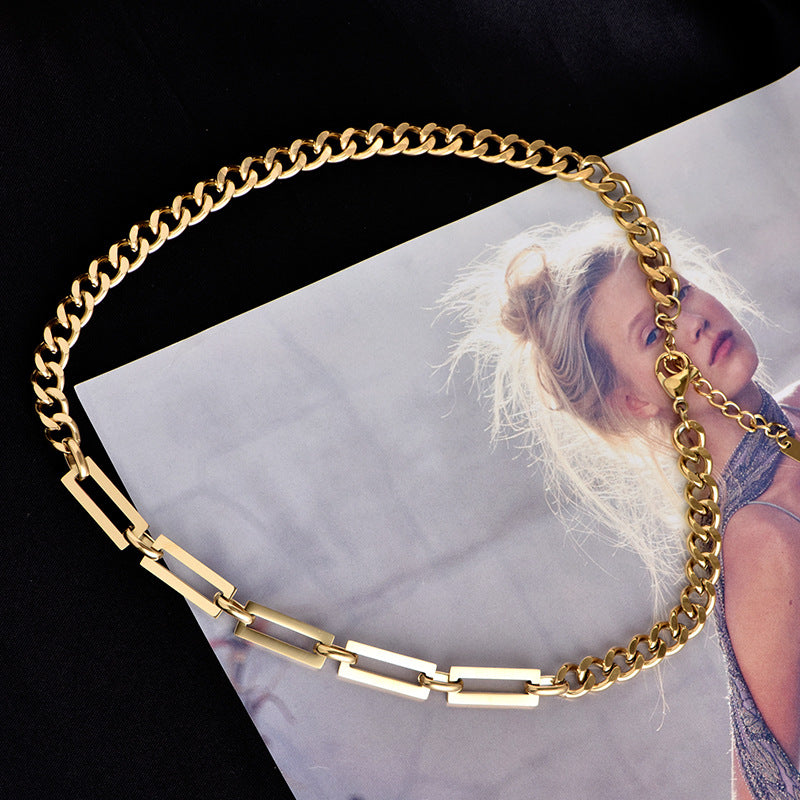 Gold - Plated Cuban Link Chain - Bold & Modern