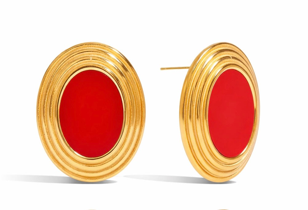 ❤️ Velvet Flame Studs