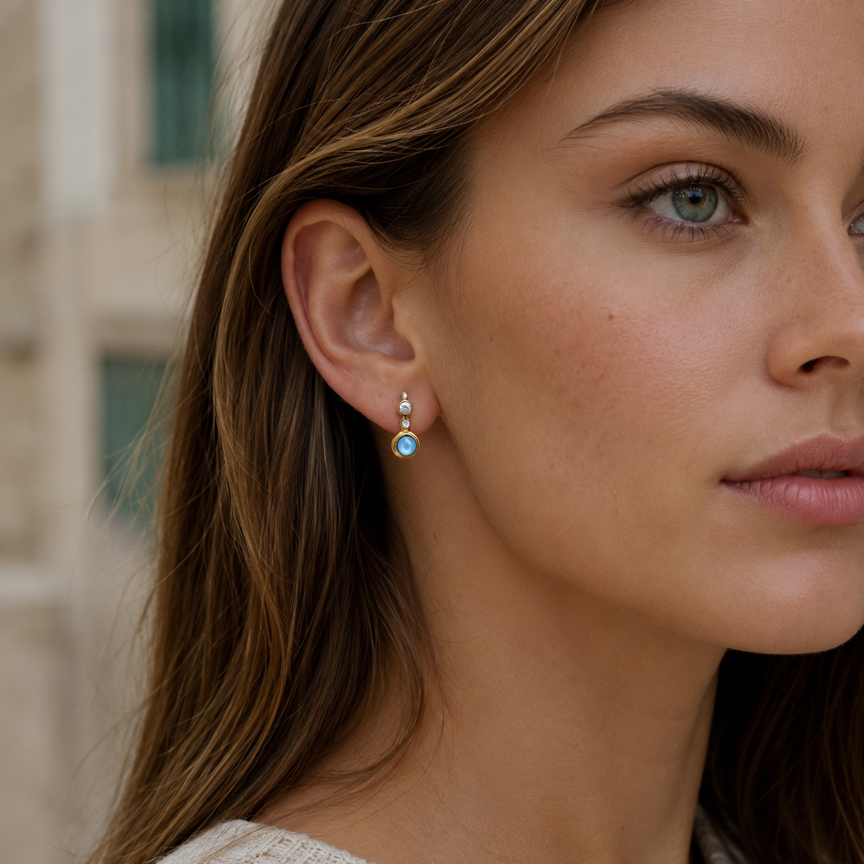 Nyla Stud Earrings🩵