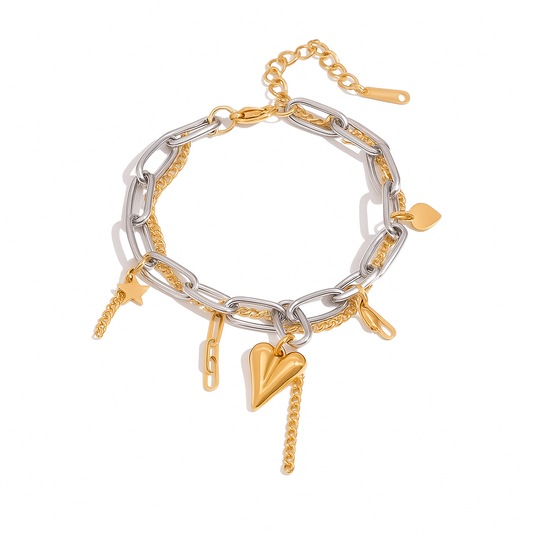 Stellar Charm Duo Bracelet