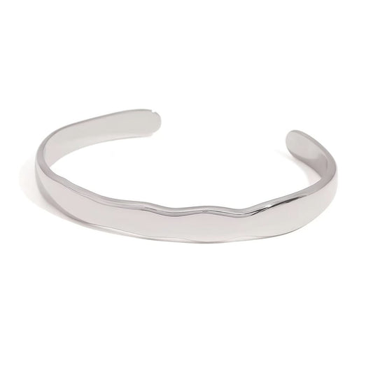 The Waveform Cuff – Stainless Steel Edition