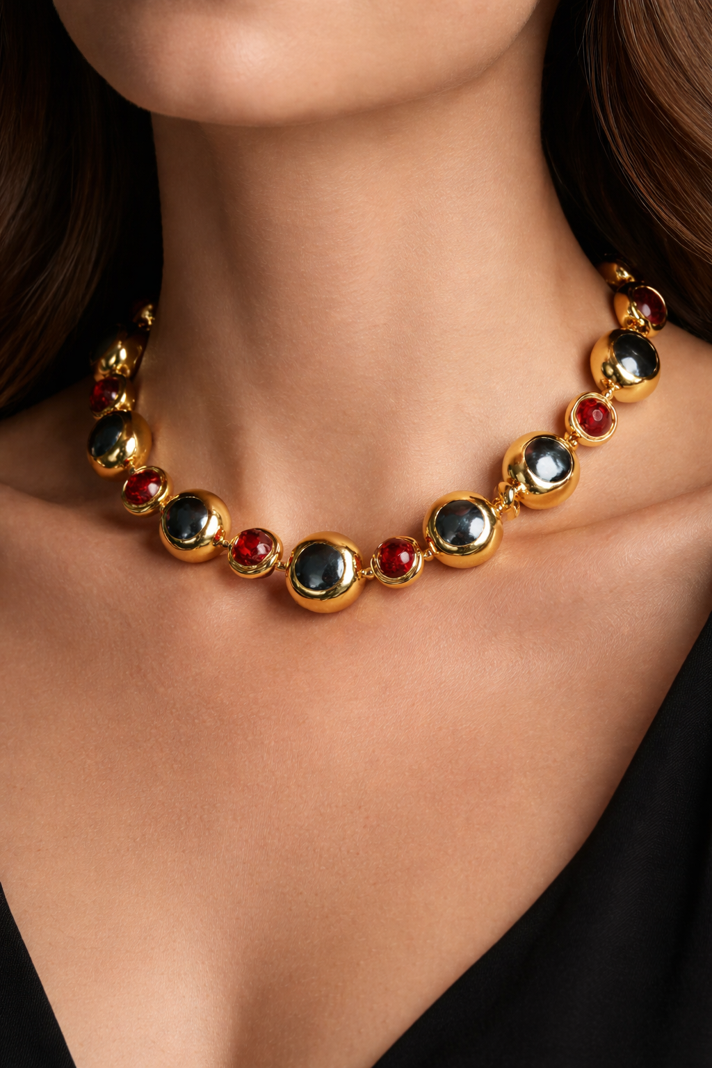Noire Ember Statement Necklace