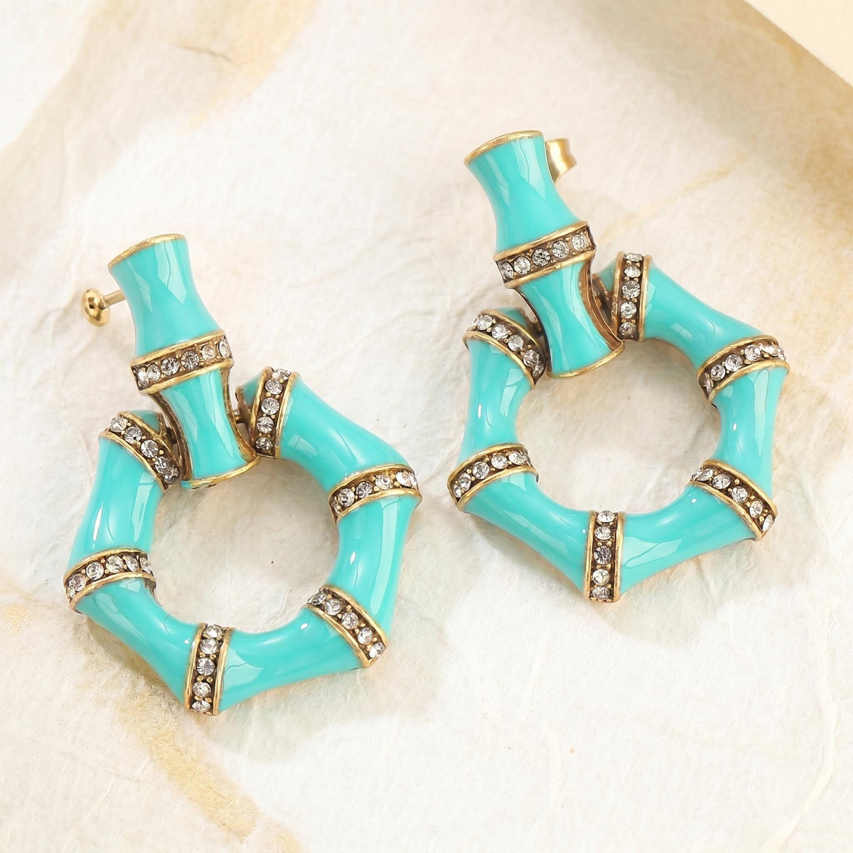 Cyrene Turquoise Relic Earrings