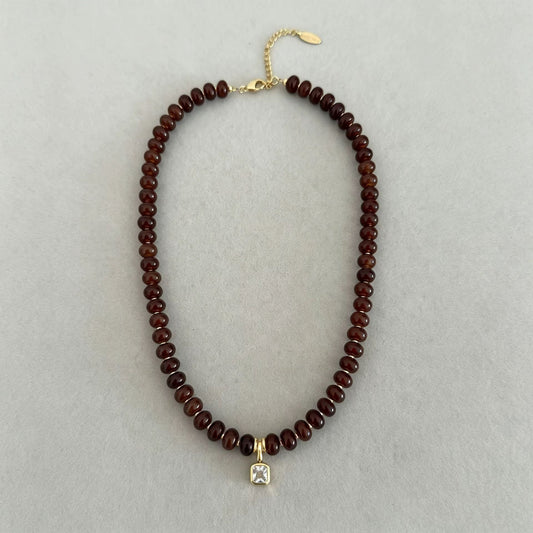 ❤️ MIREVA Grenat Rouge

Red Garnet & Cubic Zirconia Beaded Necklace