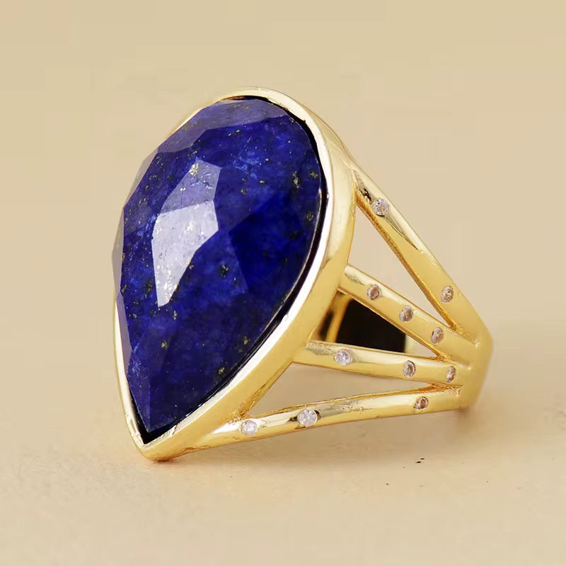 Azure Drip Luxe Ring