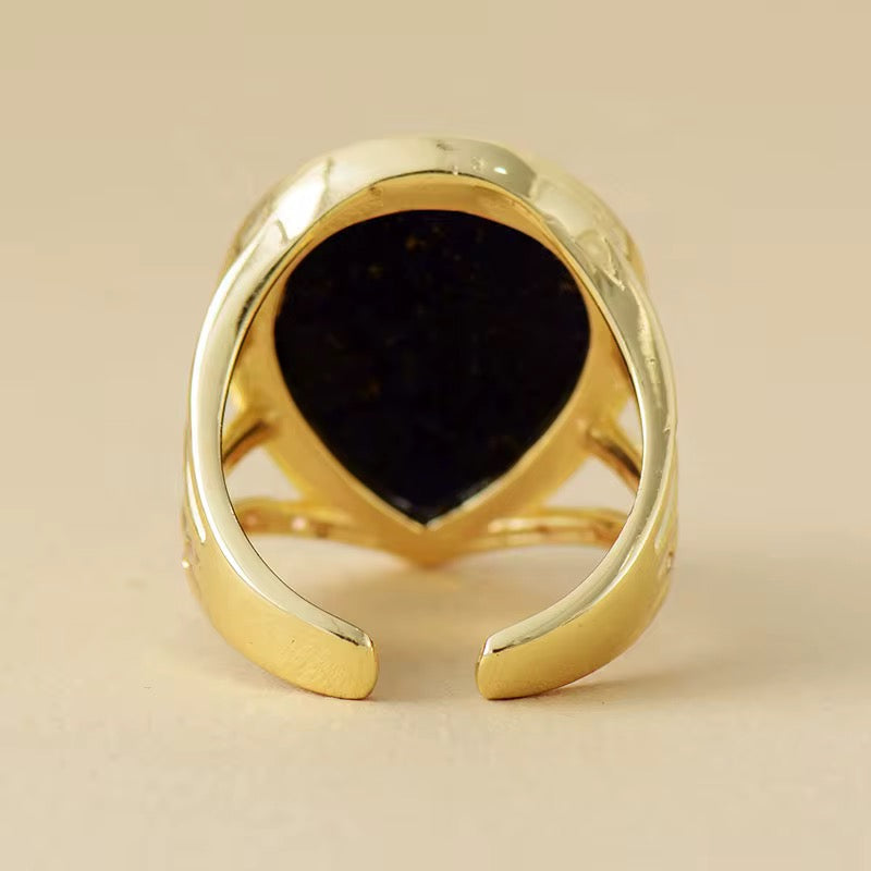 Azure Drip Luxe Ring
