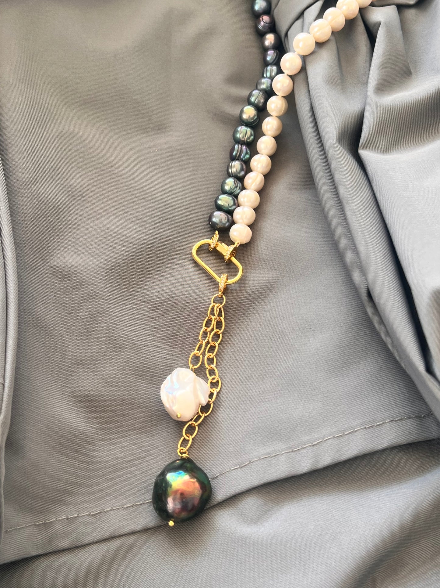 Golden Tide Baroque Pearl Necklace
