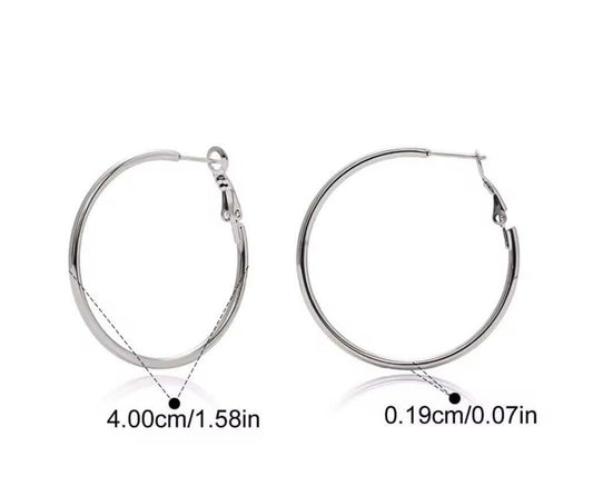 Arc Mini Hoops-4cm