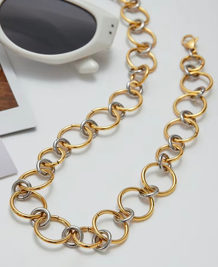 NovaLink Two-Tone Necklace