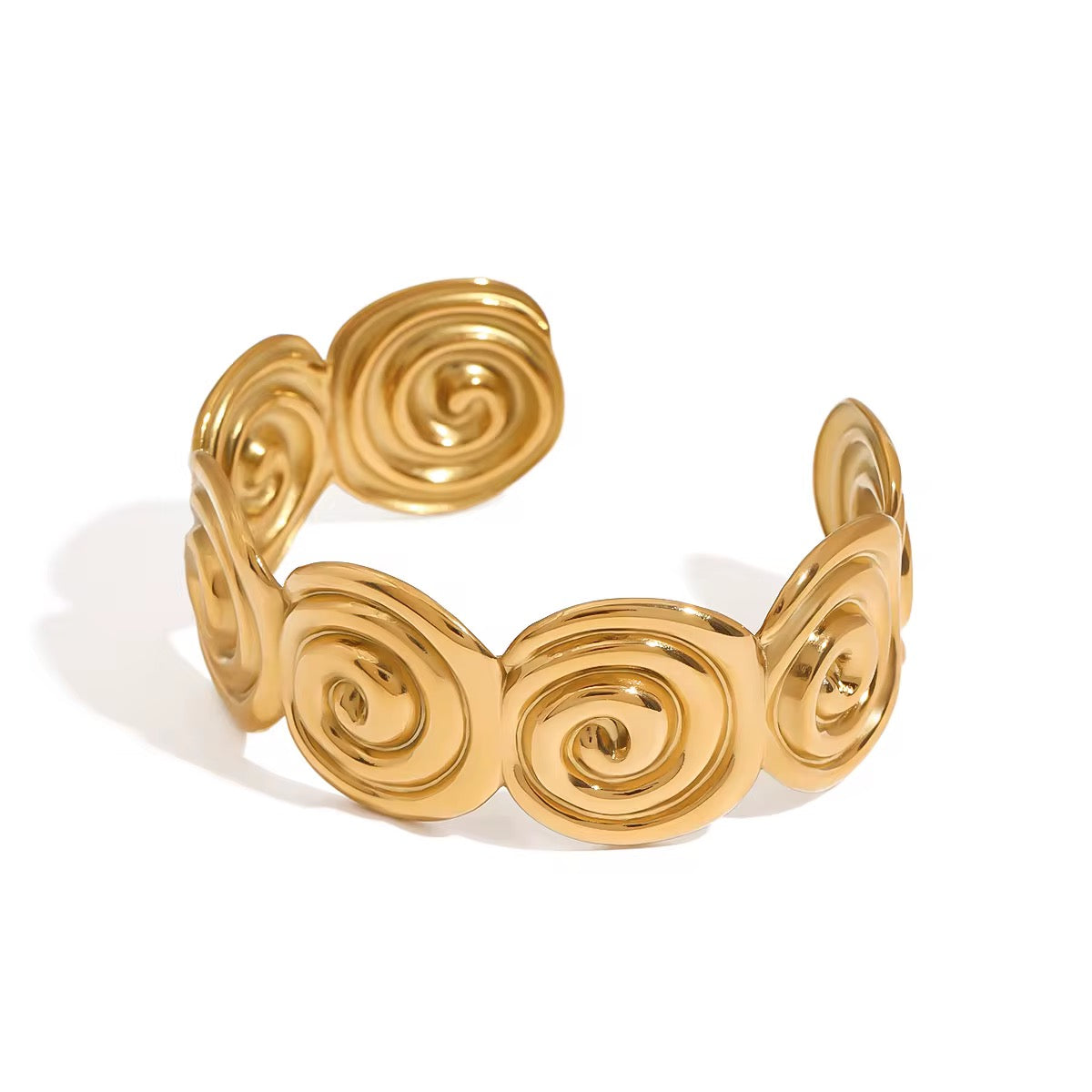 ✨ Golden Whirl Cuff