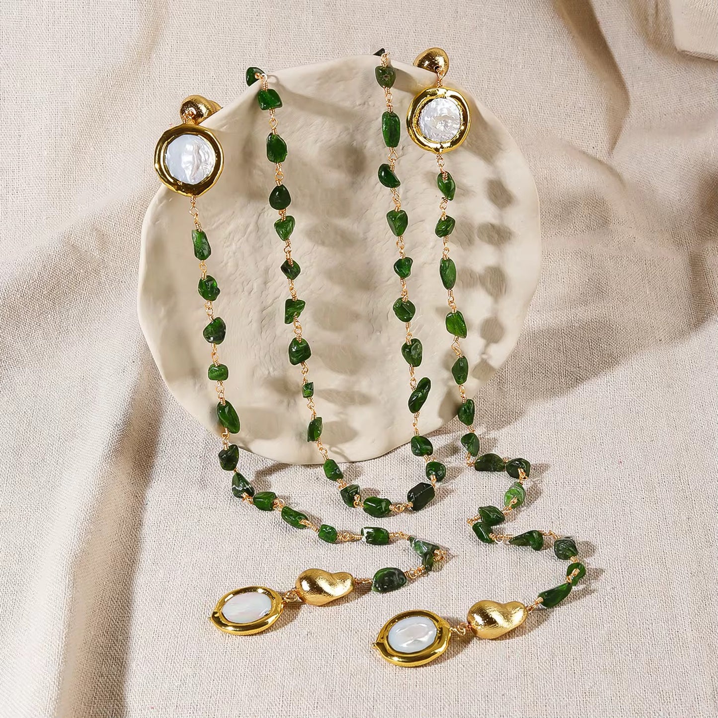 Verdant Muse Wrap Necklace