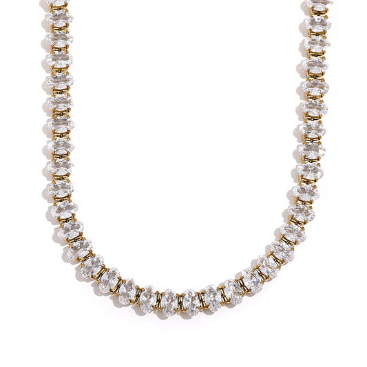 Celestia Riviera Choker – Diamond White Edition