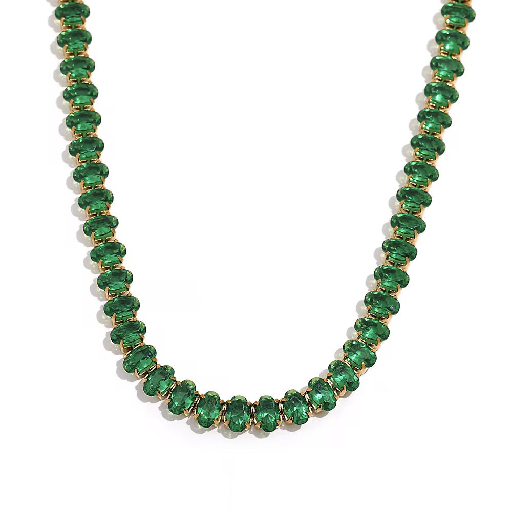 Verde Royale Riviera Choker – Emerald Edition
