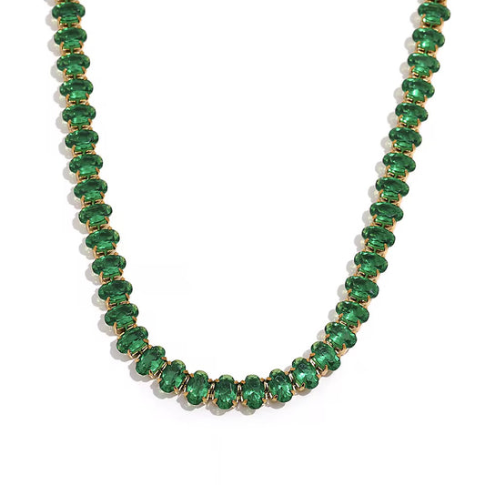 Verde Royale Riviera Choker – Emerald Edition