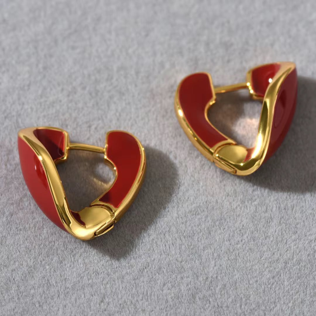 Amélie Heart Hoops