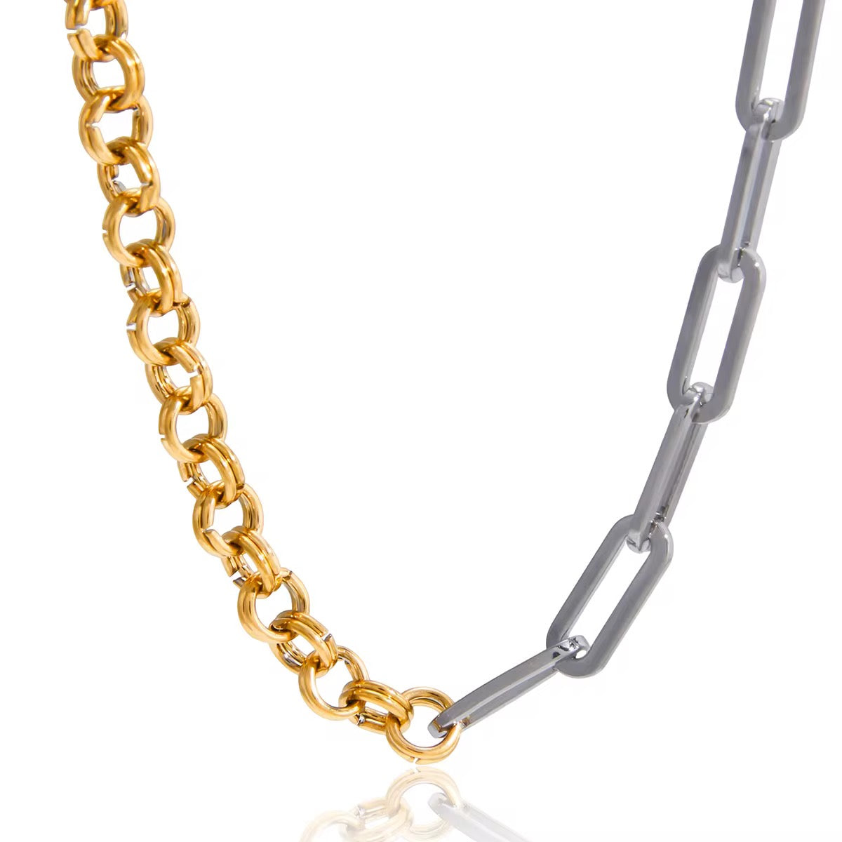 The Contrast Link Necklace