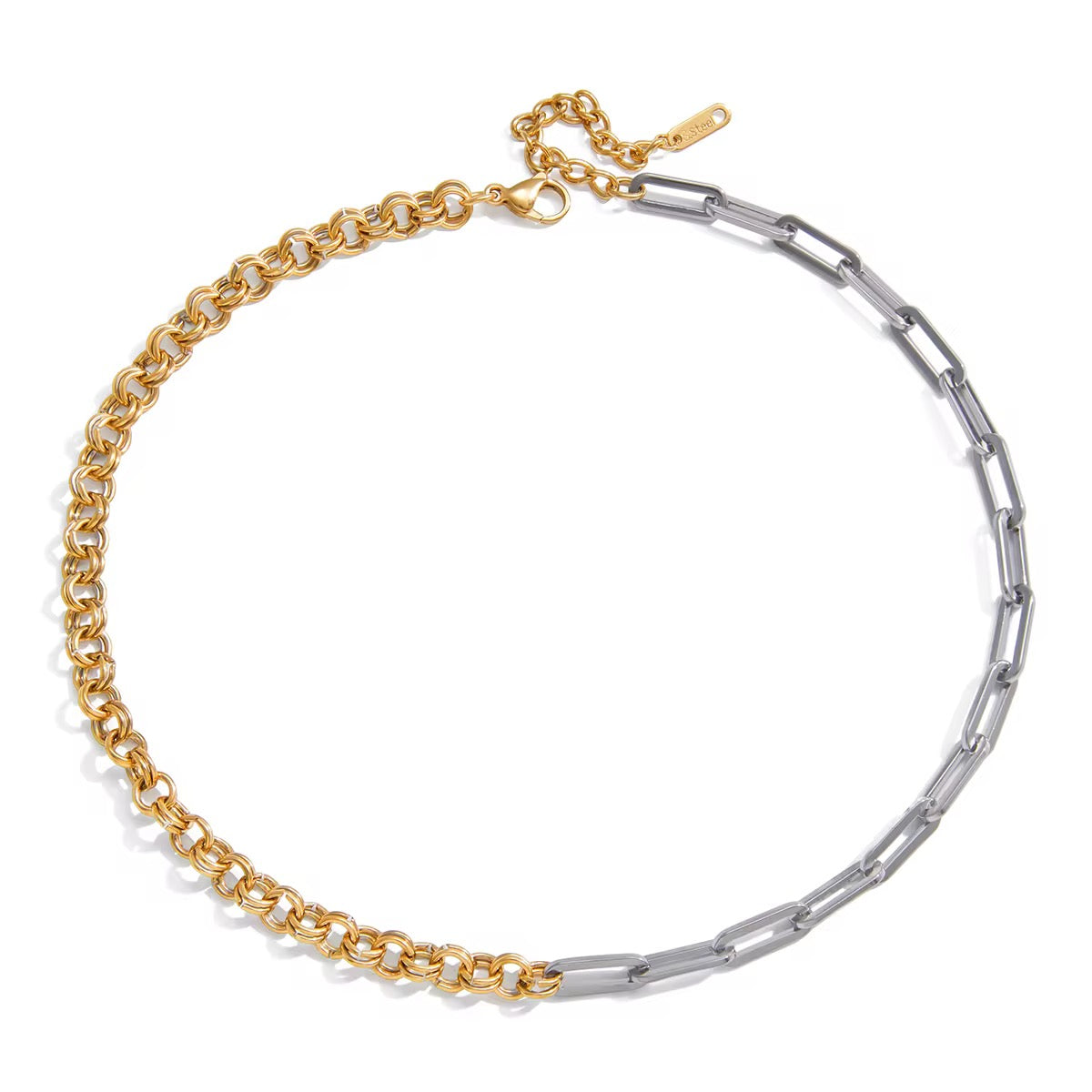 The Contrast Link Necklace