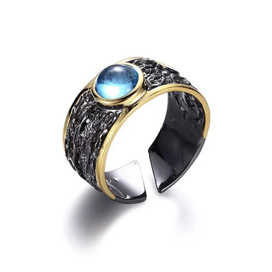 Imperial Skyfire – Handcrafted Topaz Band
