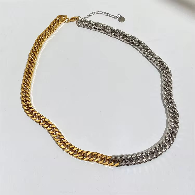 Auric Duality Collar Necklace