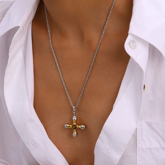 TigerHalo Sovereign Cross Necklace