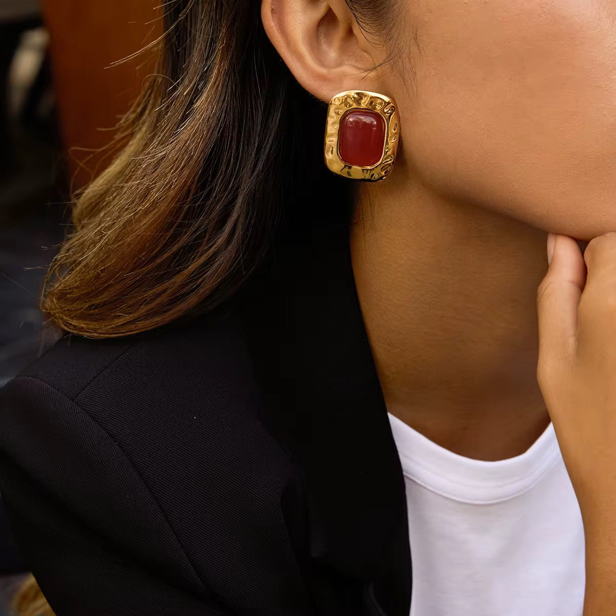 The Scarlet Muse Earrings